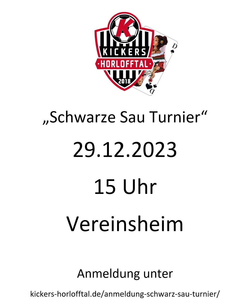 "Schwarze Sau" Turnier 2023 startet wieder...