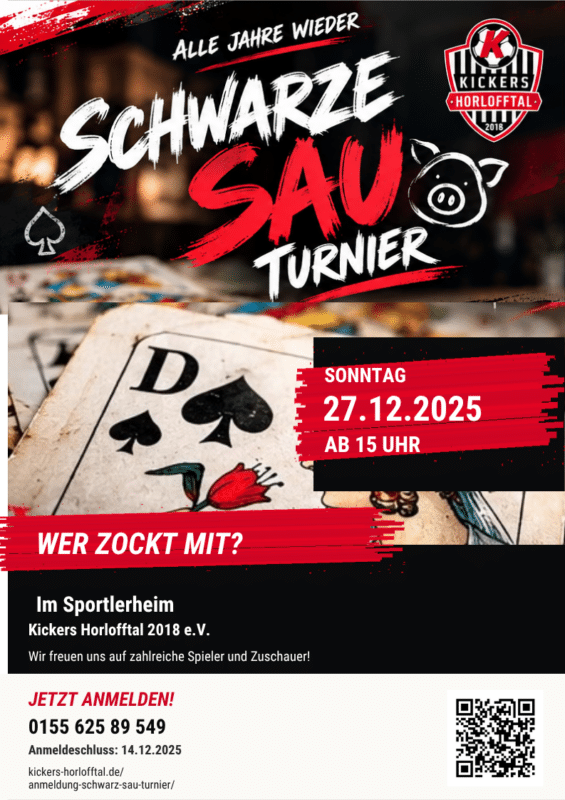 Anmeldung "Sau Turnier" 03 A4 Aushang 210x297mm 565x800